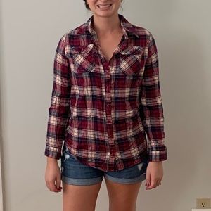 Red White and Blue Flannel